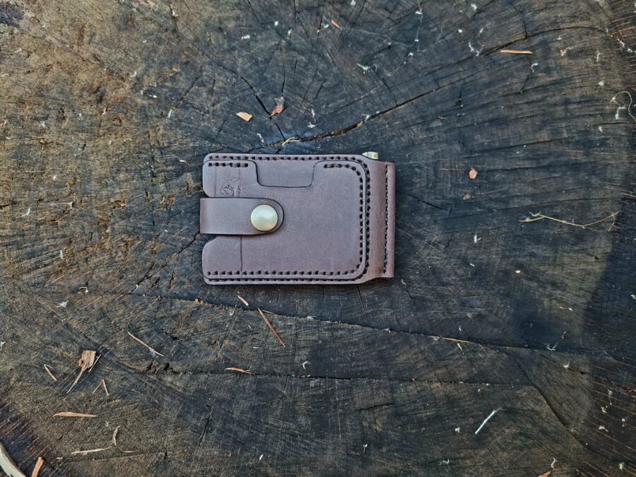 Leather wallet hand made