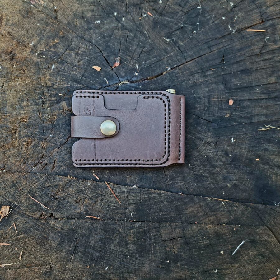 Leather wallet hand made
