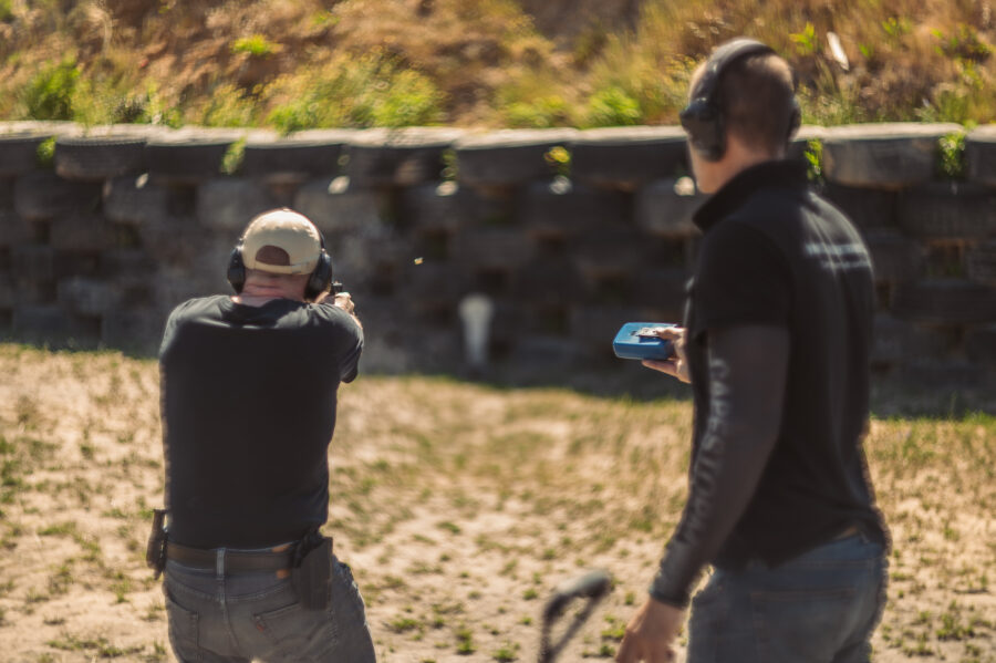 One-on-one firearm coaching