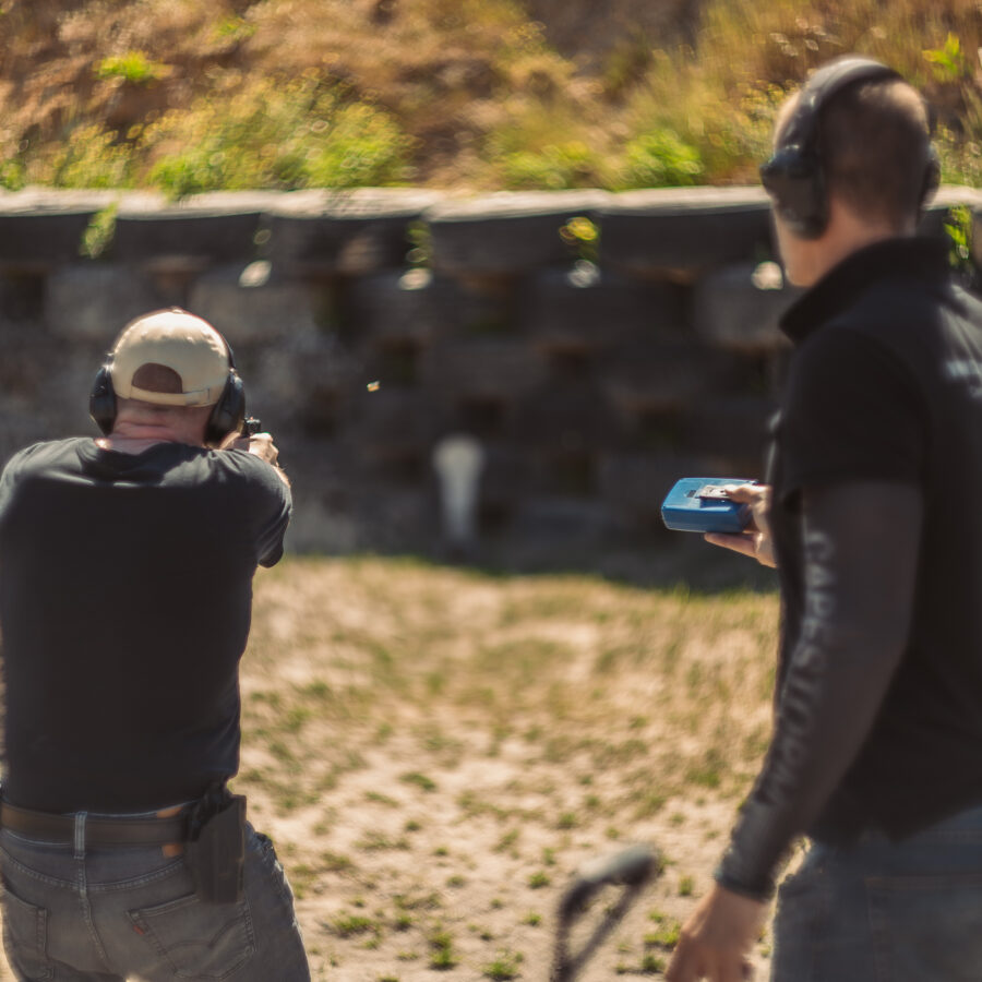 One-on-one firearm coaching